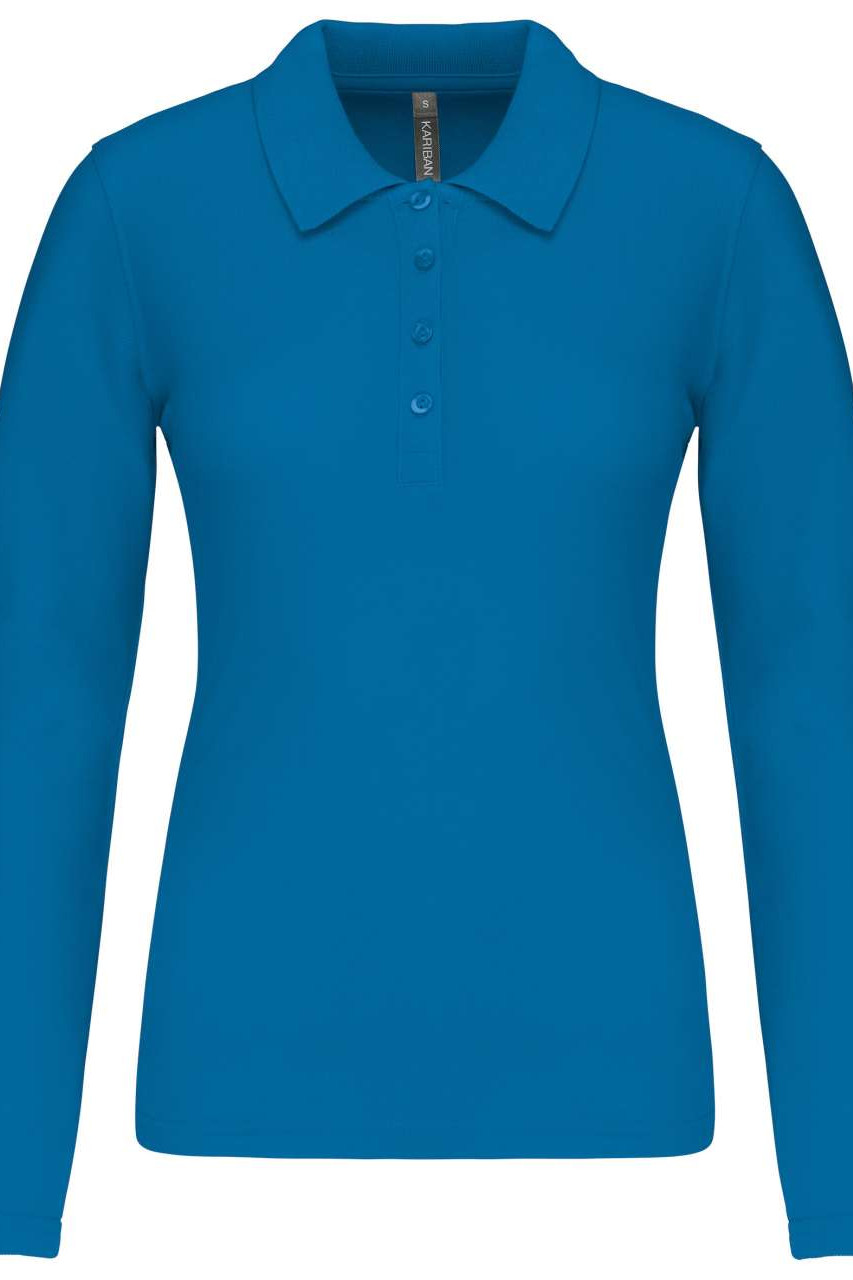 LADIES’ LONG-SLEEVED PIQUÉ POLO SHIRT