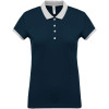 LADIES’ TWO-TONE PIQUÉ POLO SHIRT