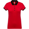 LADIES’ TWO-TONE PIQUÉ POLO SHIRT