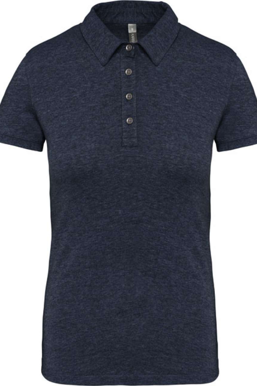 LADIES' SHORT SLEEVED JERSEY POLO SHIRT