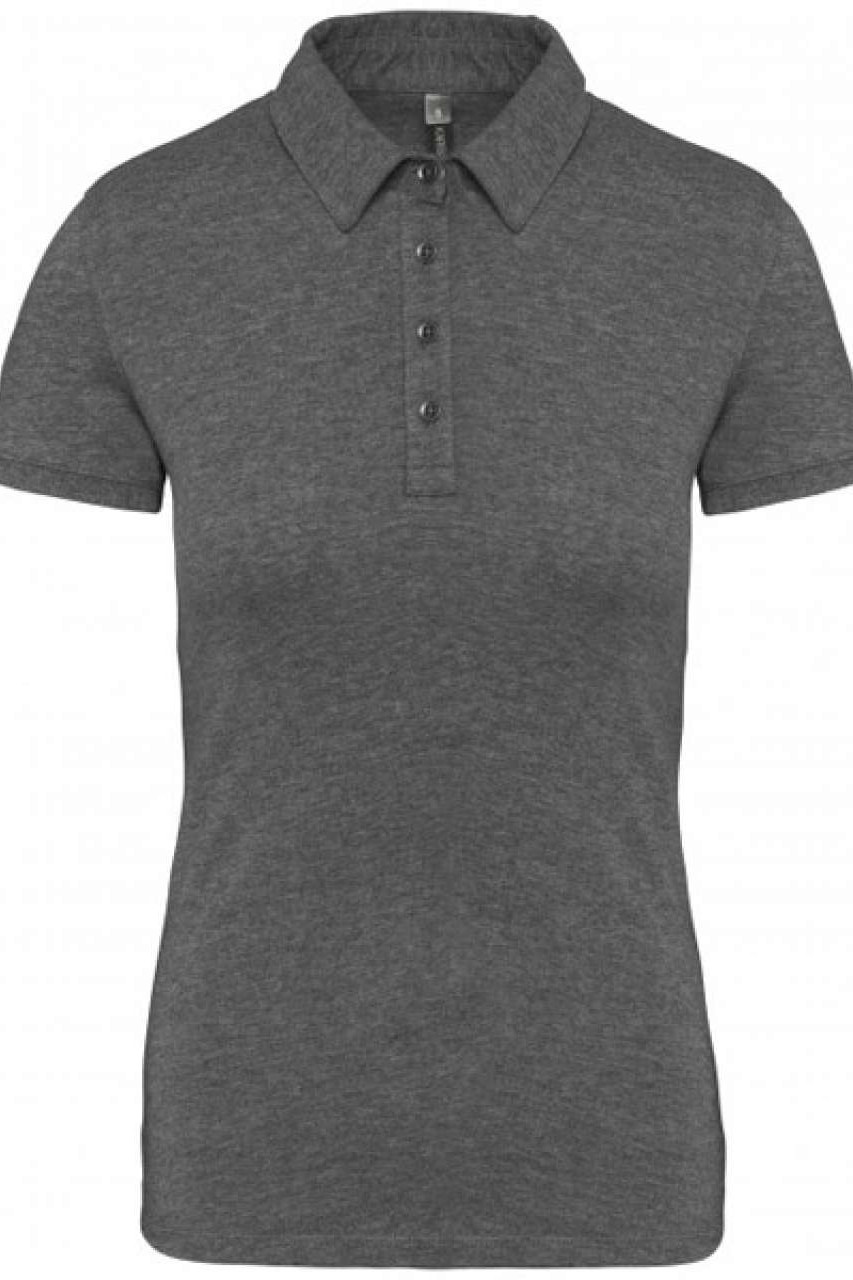 LADIES' SHORT SLEEVED JERSEY POLO SHIRT
