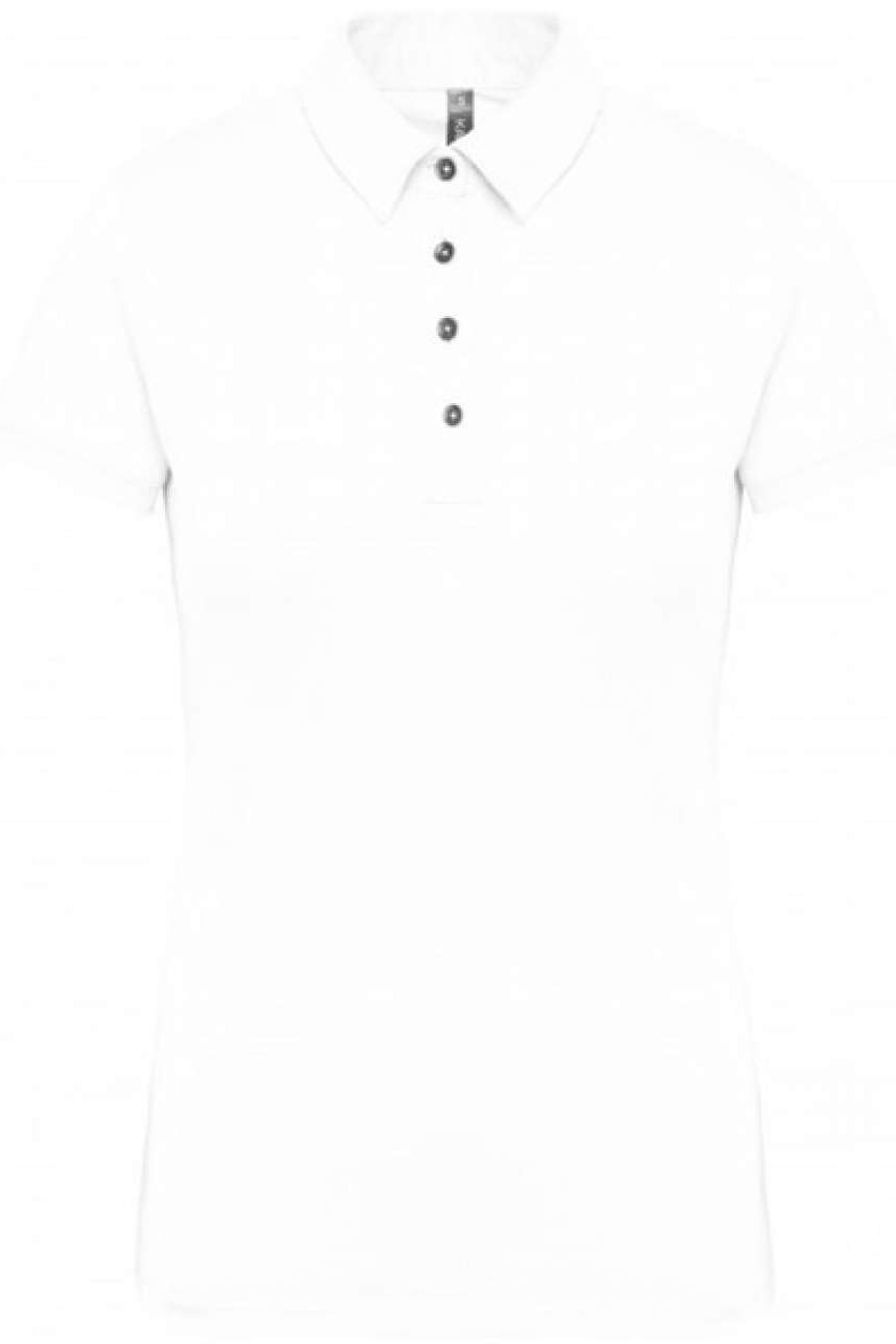 LADIES' SHORT SLEEVED JERSEY POLO SHIRT