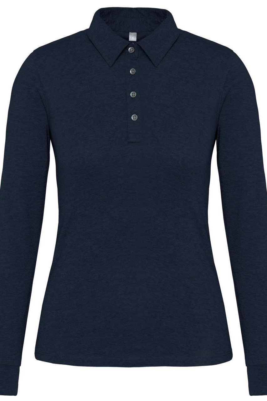 LADIES' LONG SLEEVE JERSEY POLO SHIRT