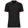 MEN'S 2 STRIPED SHORT SLEEVED POLOSHIRT