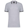 MEN'S 2 STRIPED SHORT SLEEVED POLOSHIRT