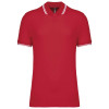 MEN'S 2 STRIPED SHORT SLEEVED POLOSHIRT