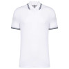 MEN'S 2 STRIPED SHORT SLEEVED POLOSHIRT