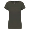LADIES' SHORT-SLEEVED CREW NECK T-SHIRT