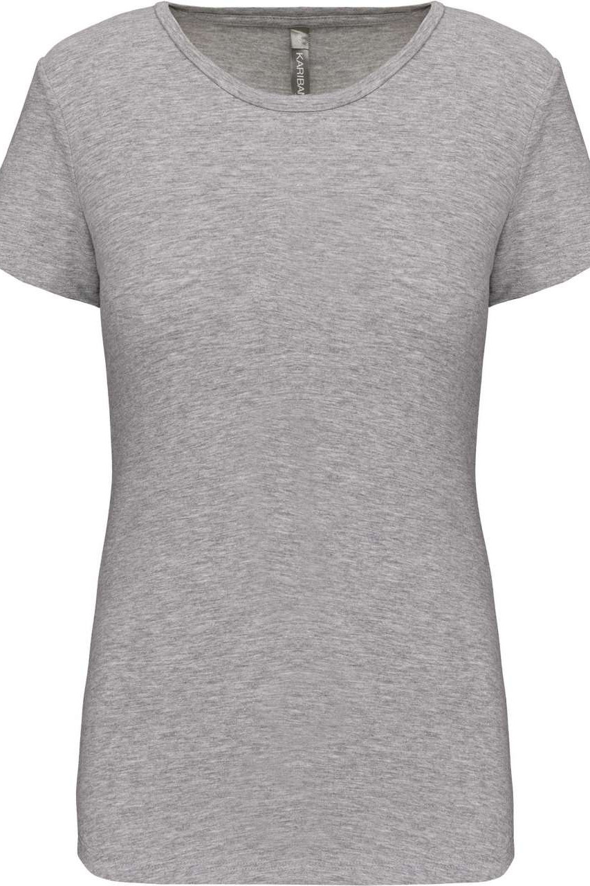 LADIES' SHORT-SLEEVED CREW NECK T-SHIRT