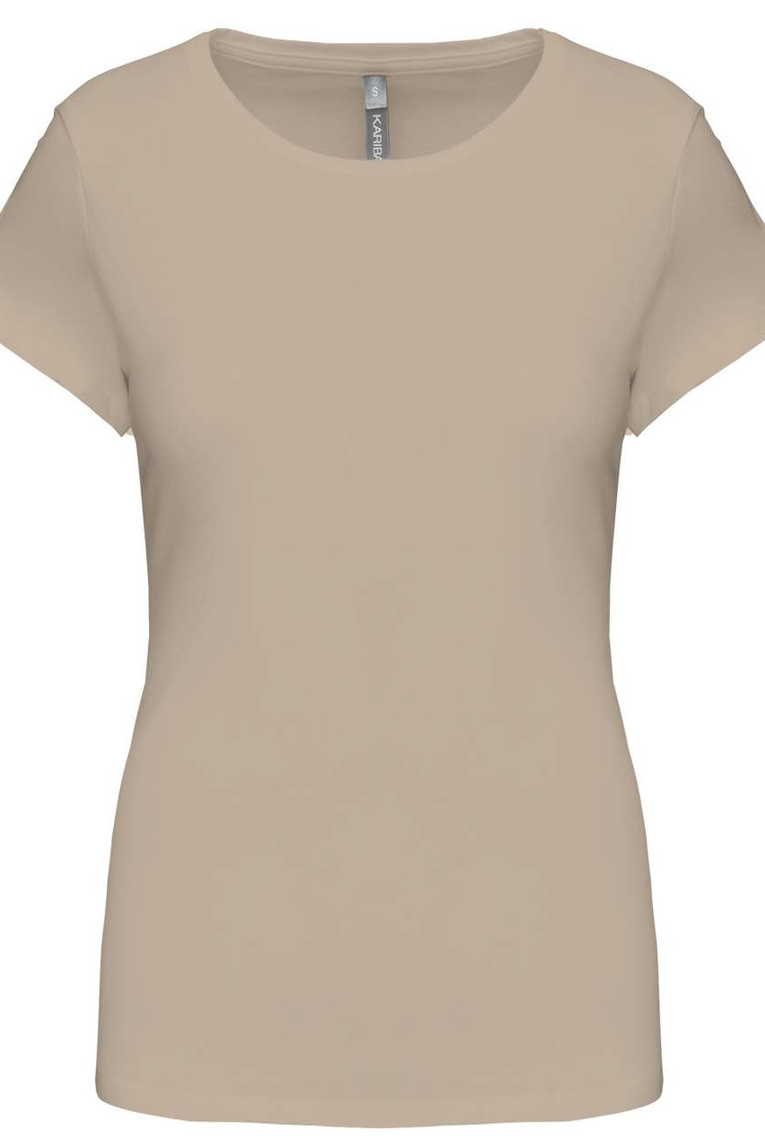 LADIES' SHORT-SLEEVED CREW NECK T-SHIRT