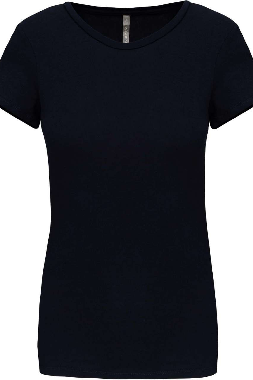LADIES' SHORT-SLEEVED CREW NECK T-SHIRT