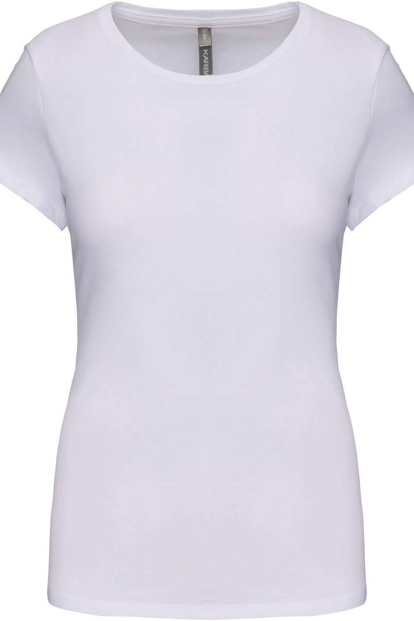 LADIES' SHORT-SLEEVED CREW NECK T-SHIRT