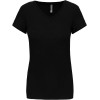 LADIES' SHORT-SLEEVED V-NECK T-SHIRT