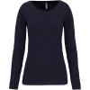 LADIES LONG-SLEEVED CREW NECK T-SHIRT