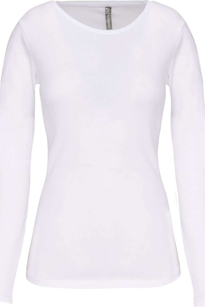 LADIES LONG-SLEEVED CREW NECK T-SHIRT