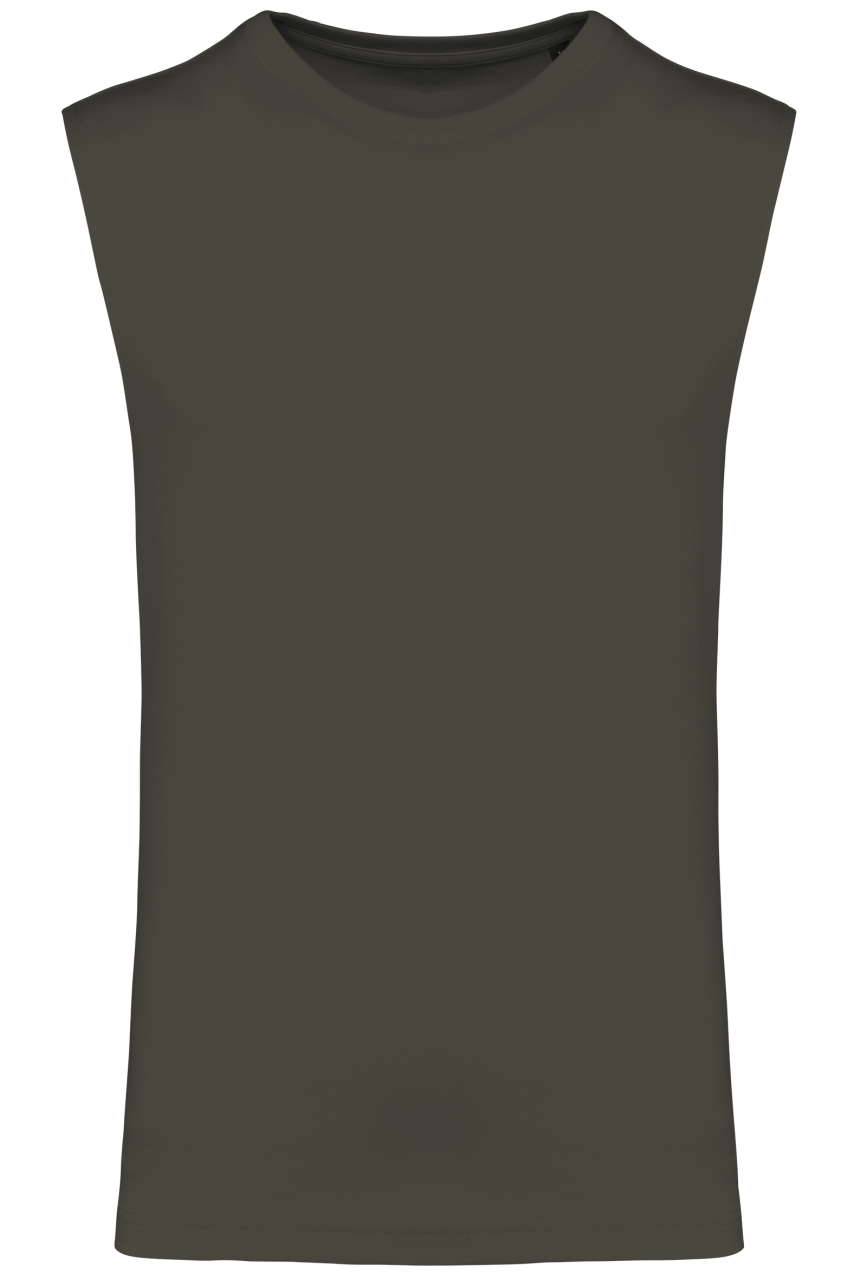 ECO-FRIENDLY MEN SLEEVELESS T-SHIRT