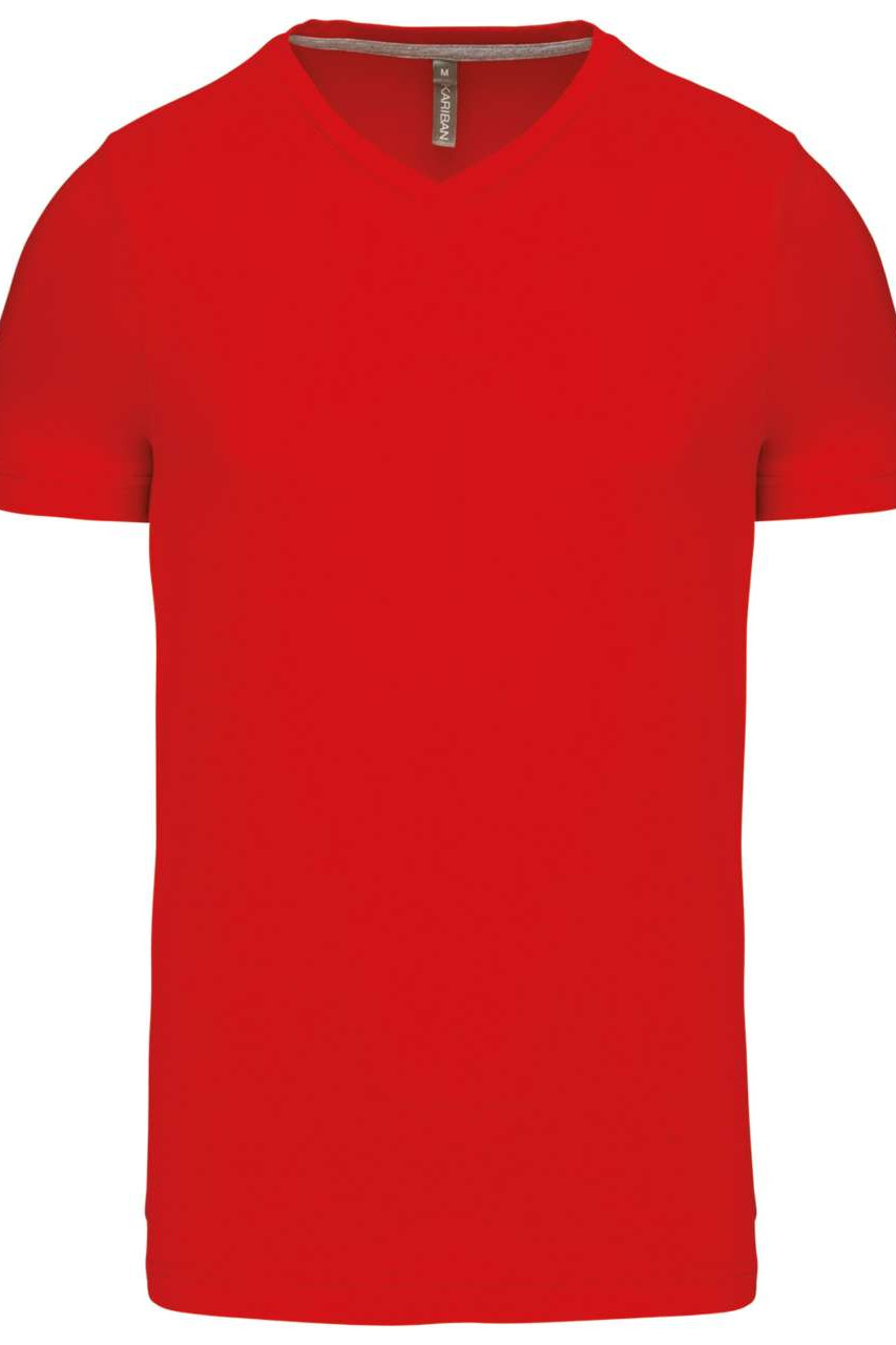 MEN'S SHORT-SLEEVED V-NECK T-SHIRT