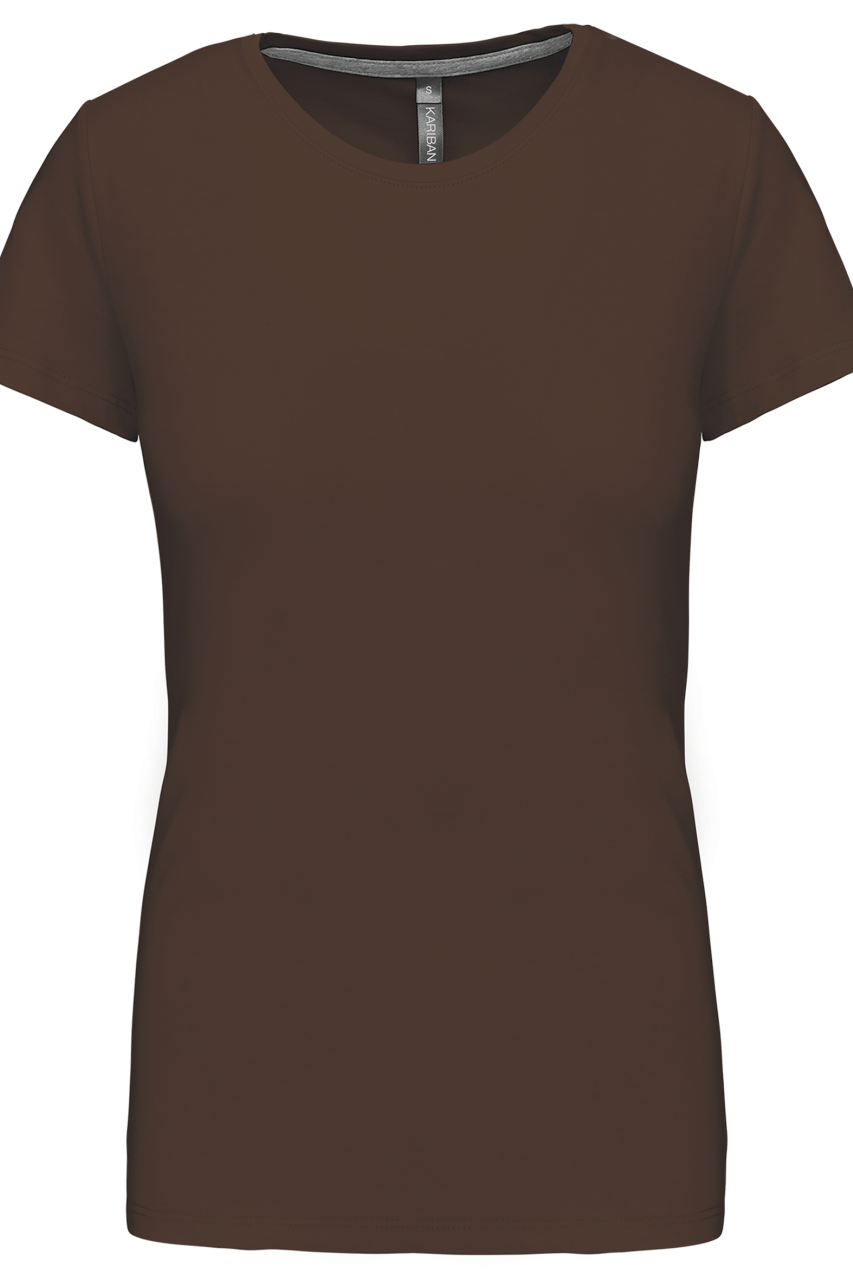 LADIES' SHORT SLEEVE CREW NECK T-SHIRT
