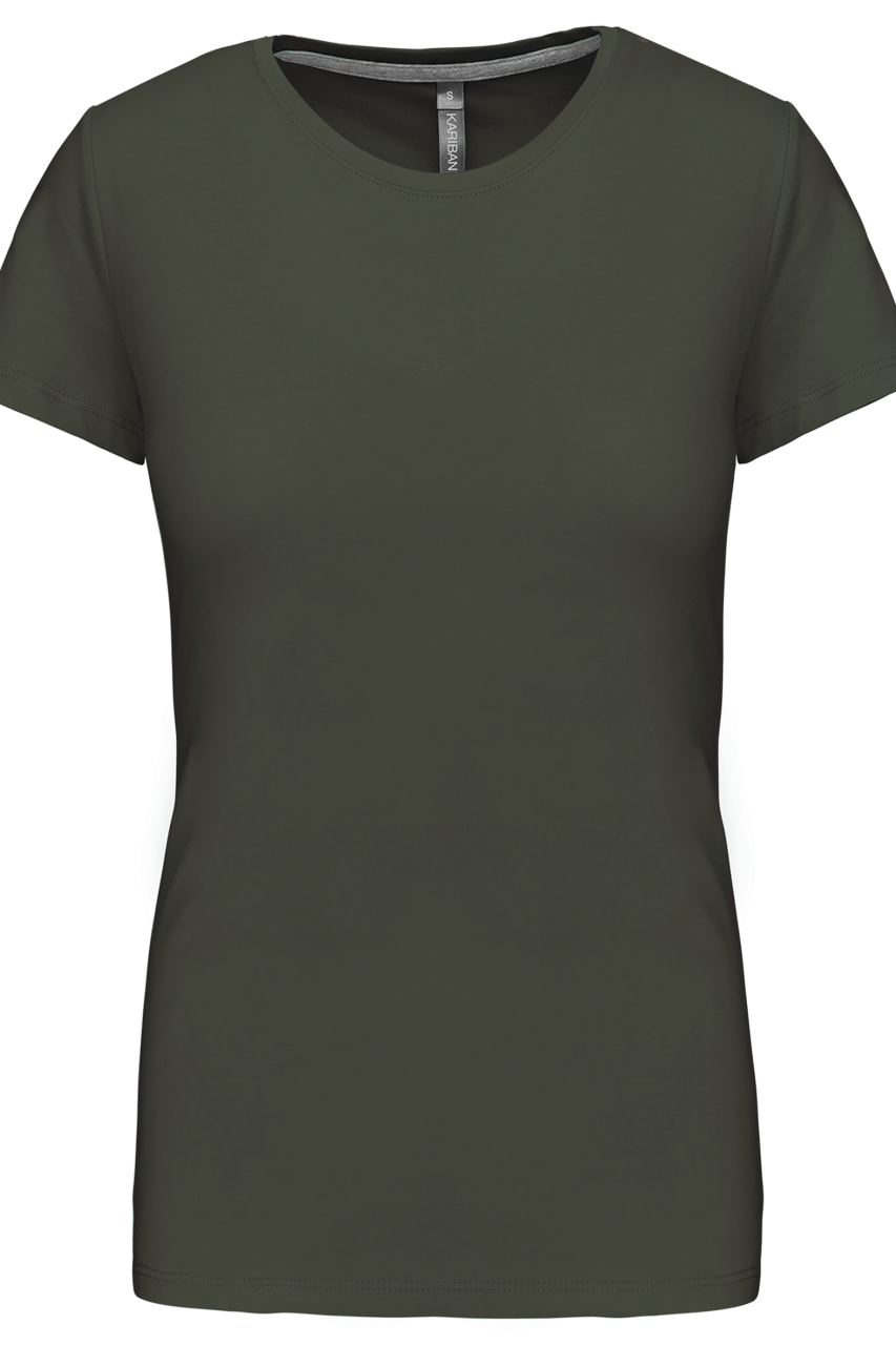 LADIES' SHORT SLEEVE CREW NECK T-SHIRT
