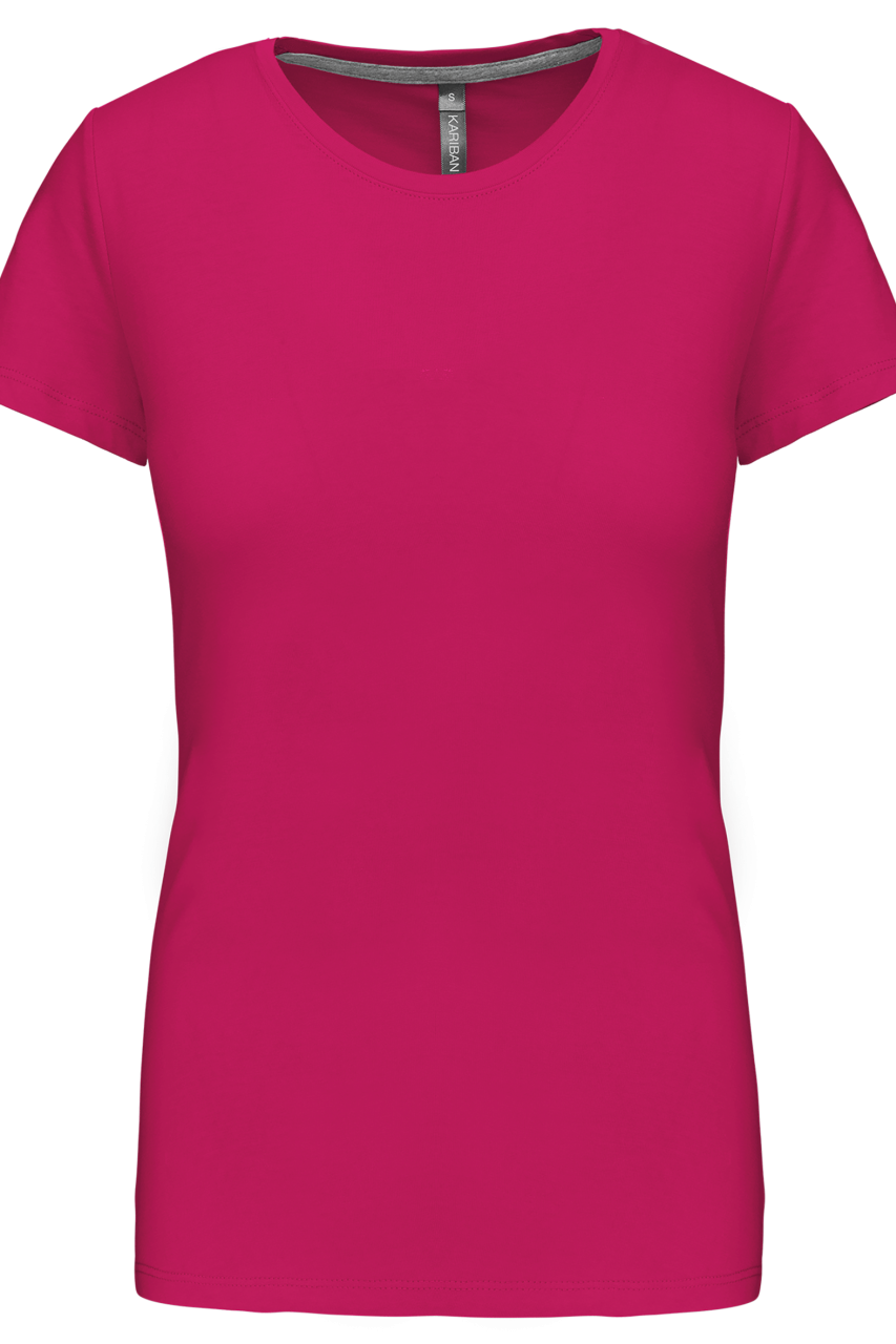 LADIES' SHORT SLEEVE CREW NECK T-SHIRT
