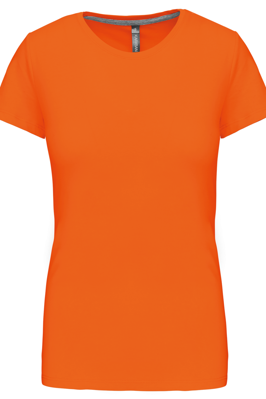 LADIES' SHORT SLEEVE CREW NECK T-SHIRT