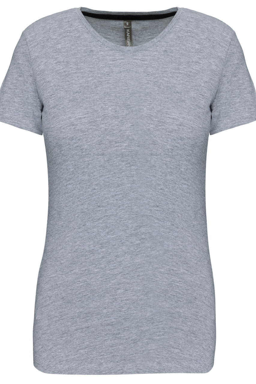 LADIES' SHORT SLEEVE CREW NECK T-SHIRT