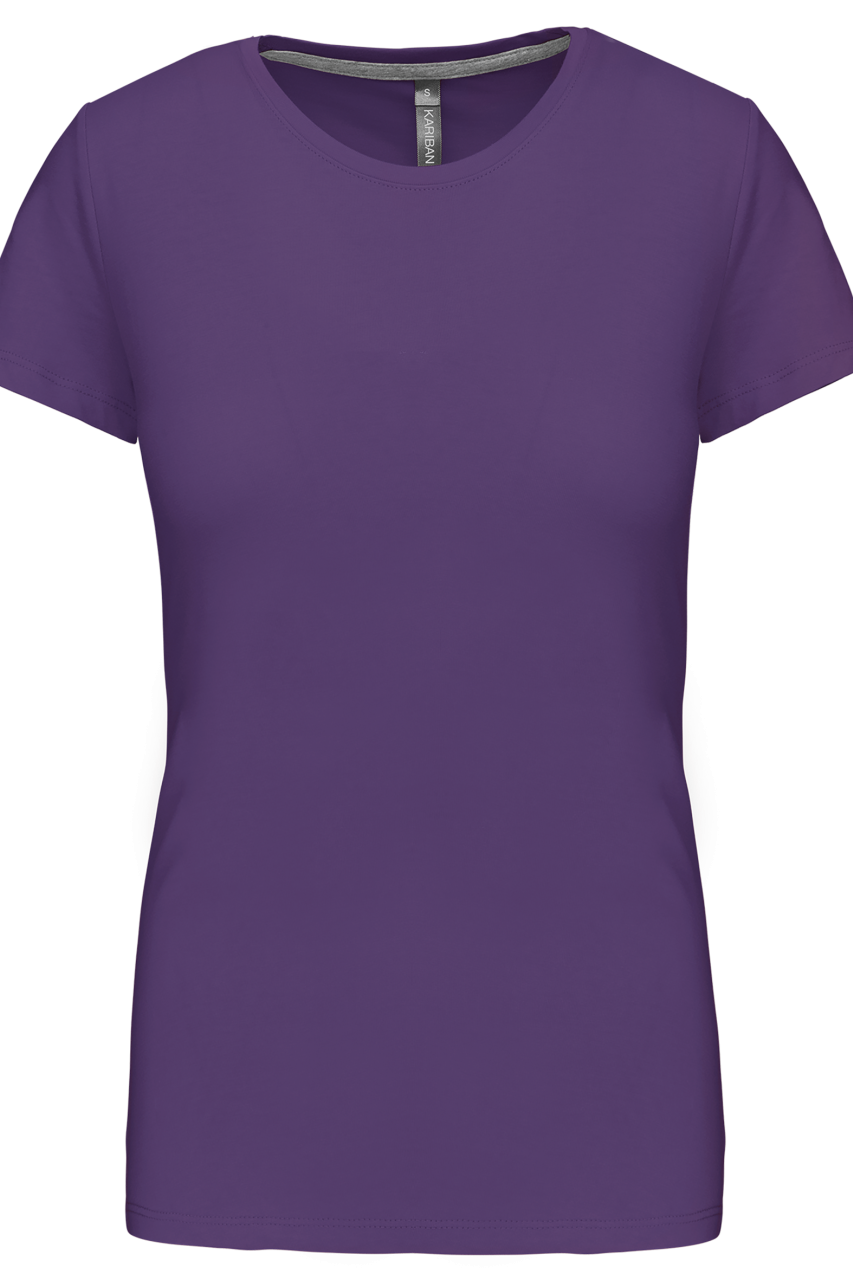 LADIES' SHORT SLEEVE CREW NECK T-SHIRT