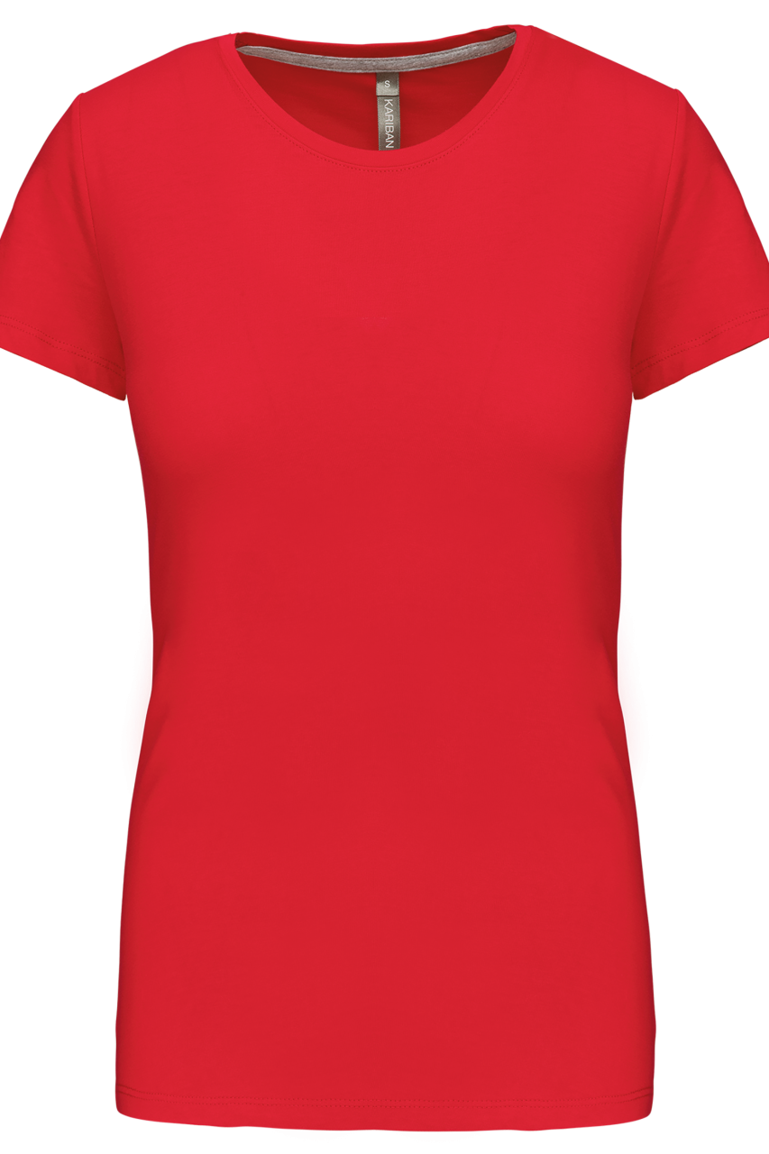 LADIES' SHORT SLEEVE CREW NECK T-SHIRT