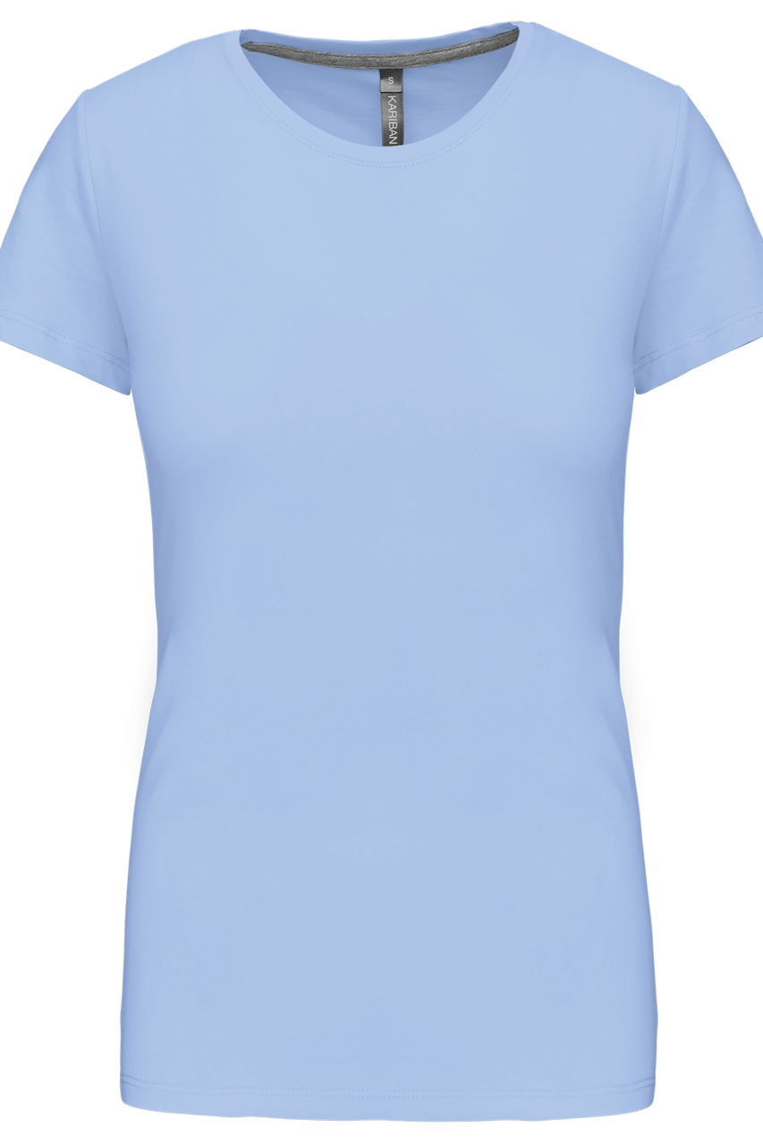 LADIES' SHORT SLEEVE CREW NECK T-SHIRT
