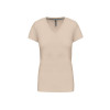 LADIES' SHORT-SLEEVED V-NECK T-SHIRT