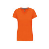 LADIES' SHORT-SLEEVED V-NECK T-SHIRT