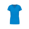 LADIES' SHORT-SLEEVED V-NECK T-SHIRT