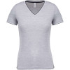 LADIES' PIQUÉ KNIT V-NECK T-SHIRT