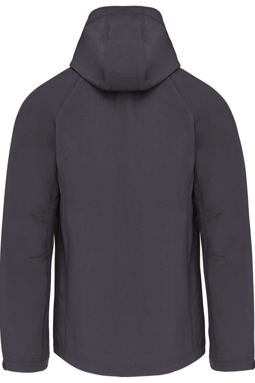 MEN'S DETACHABLE HOODED SOFTSHELL JACKET