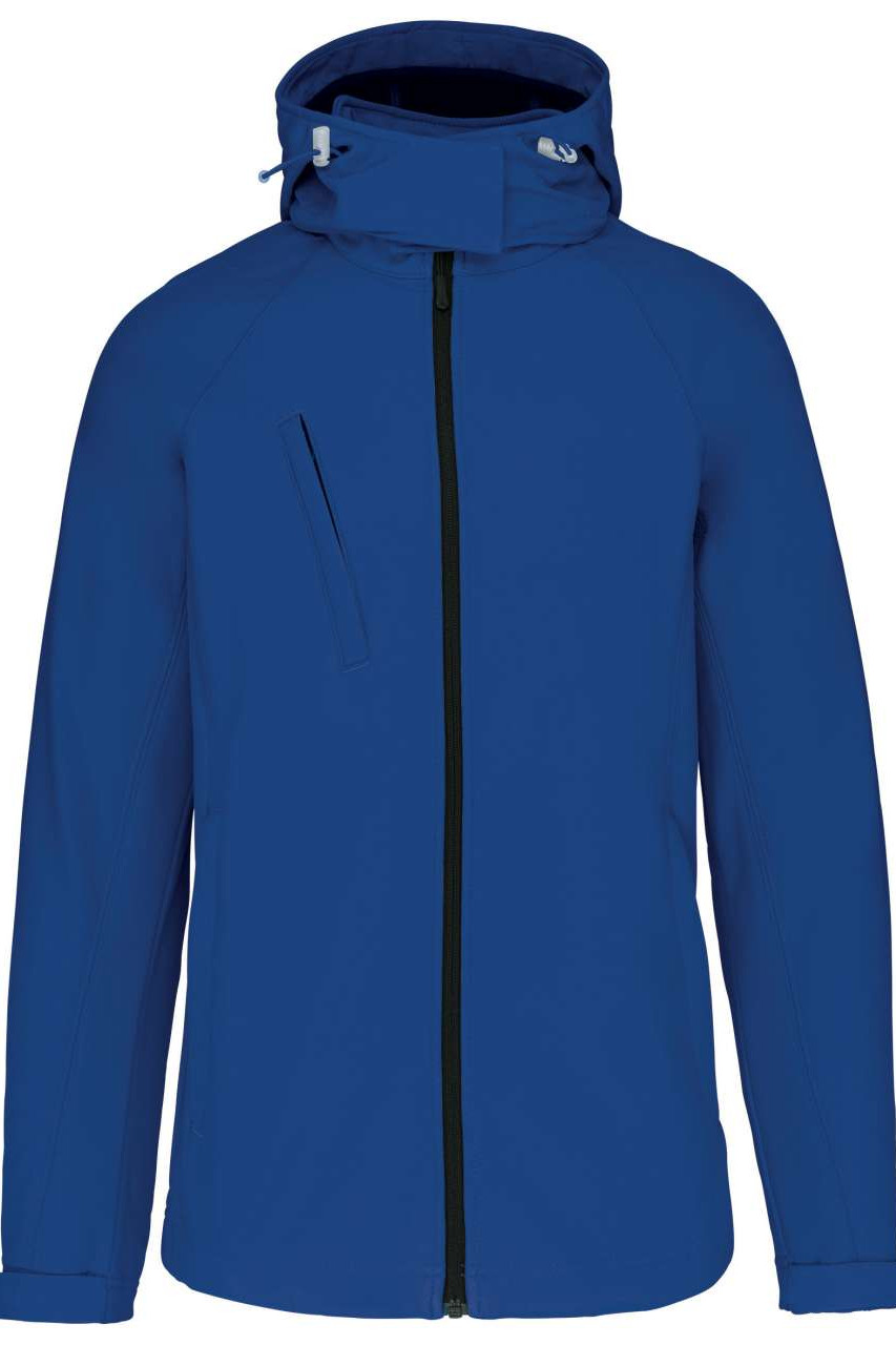 LADIES' DETACHABLE HOODED SOFTSHELL JACKET