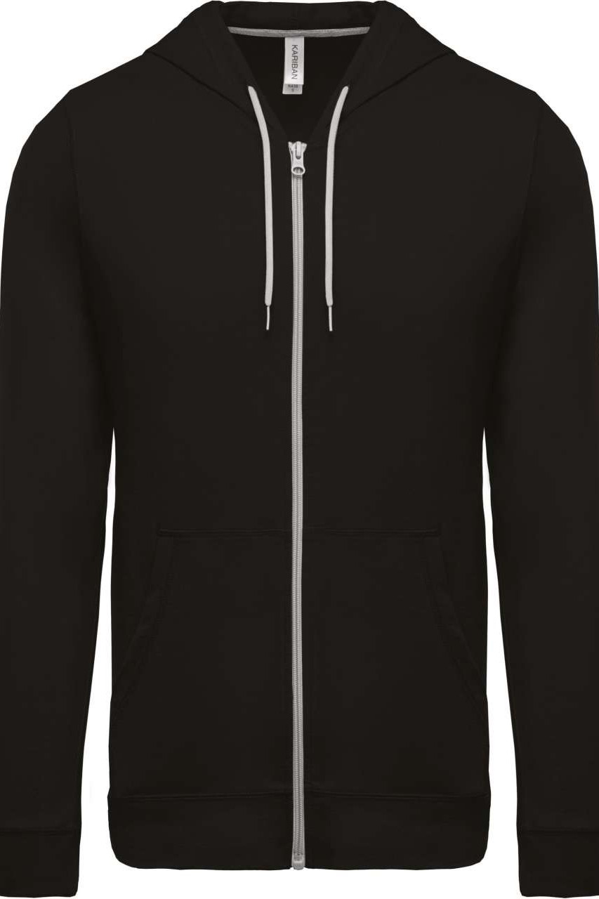 LIGHTWEIGHT COTTON HOODED SWEATSHIRT