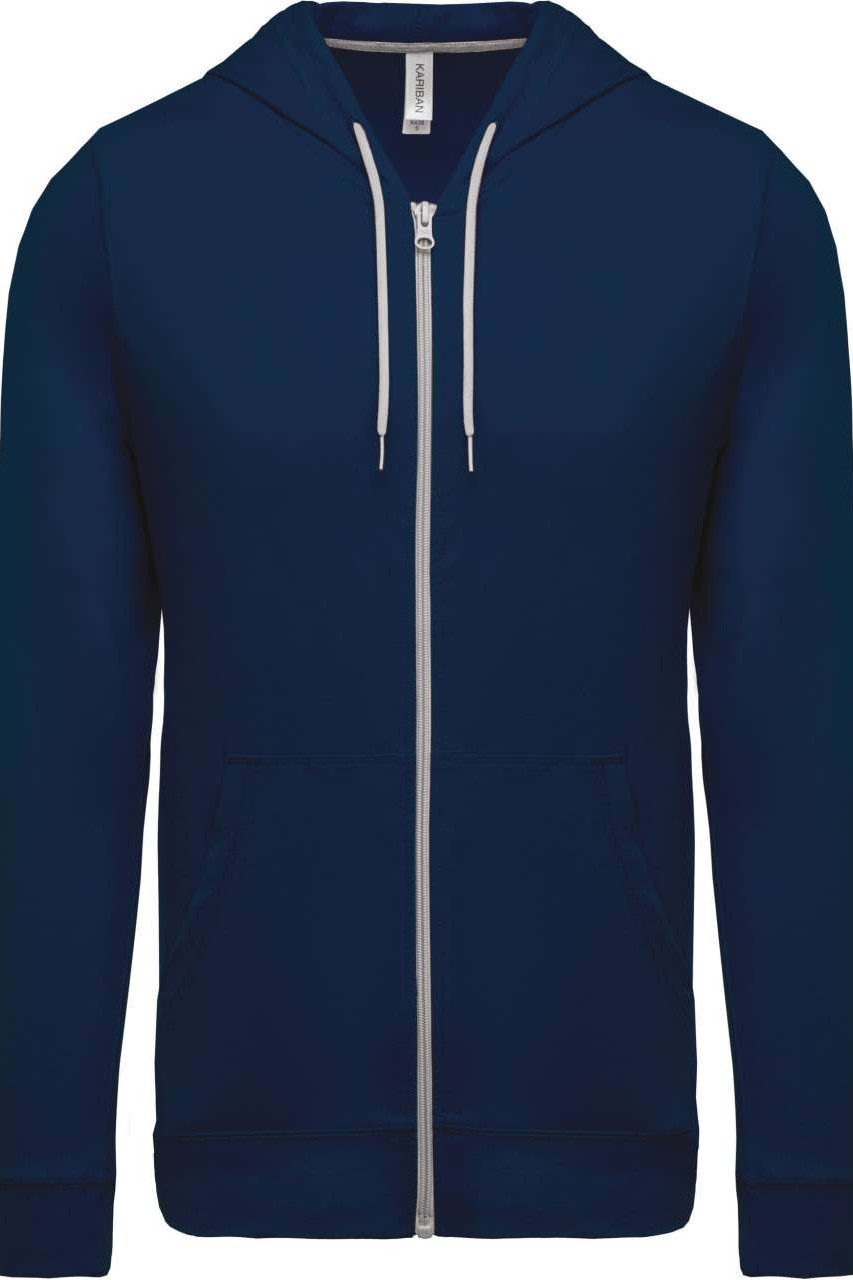 LIGHTWEIGHT COTTON HOODED SWEATSHIRT