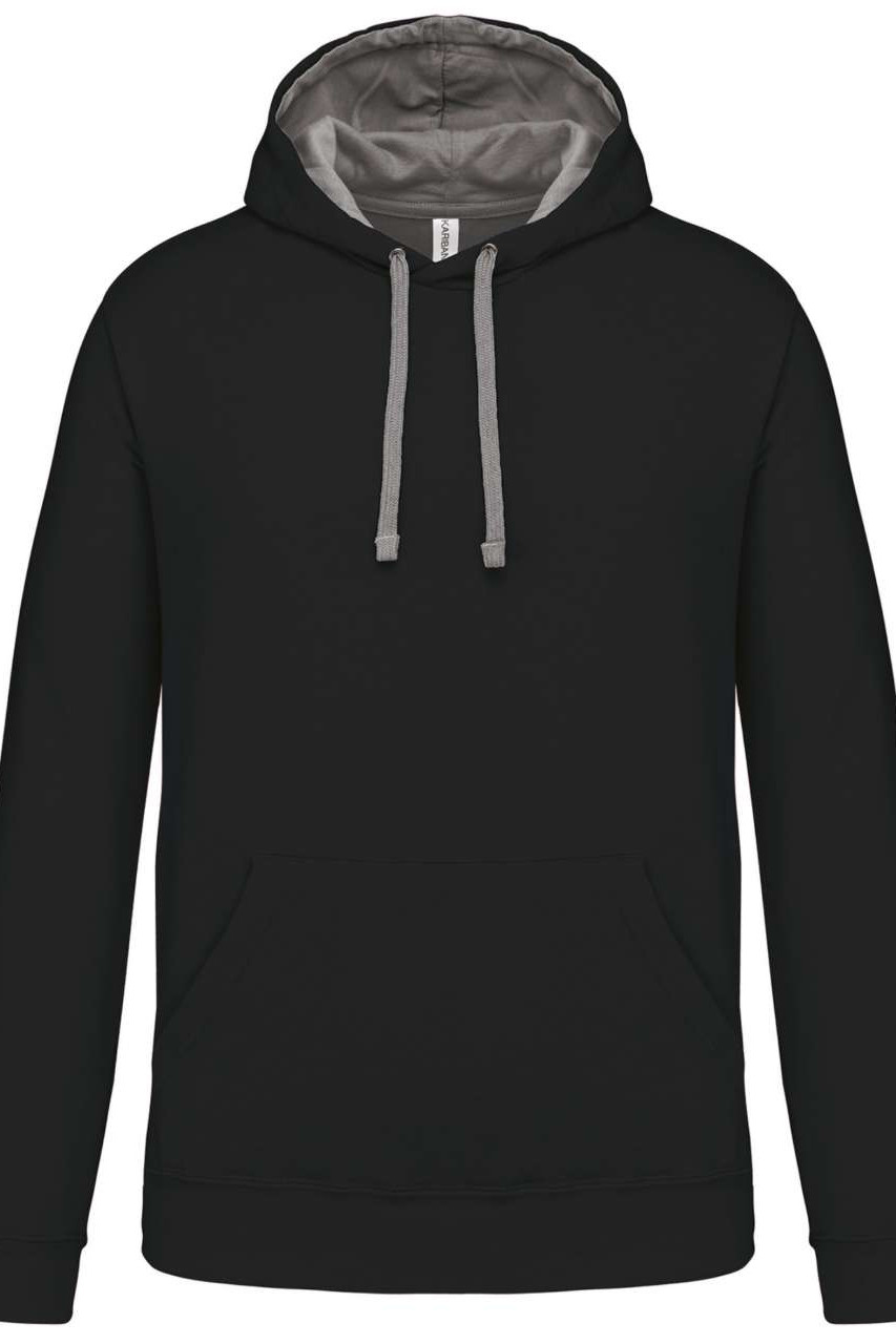 MEN'S CONTRAST HOODED SWEATSHIRT
