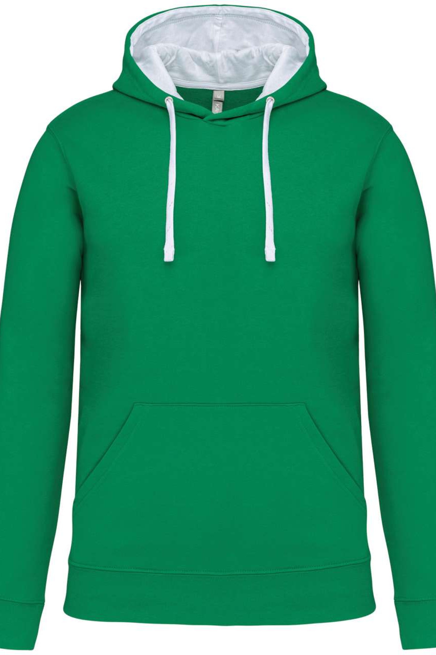 MEN'S CONTRAST HOODED SWEATSHIRT