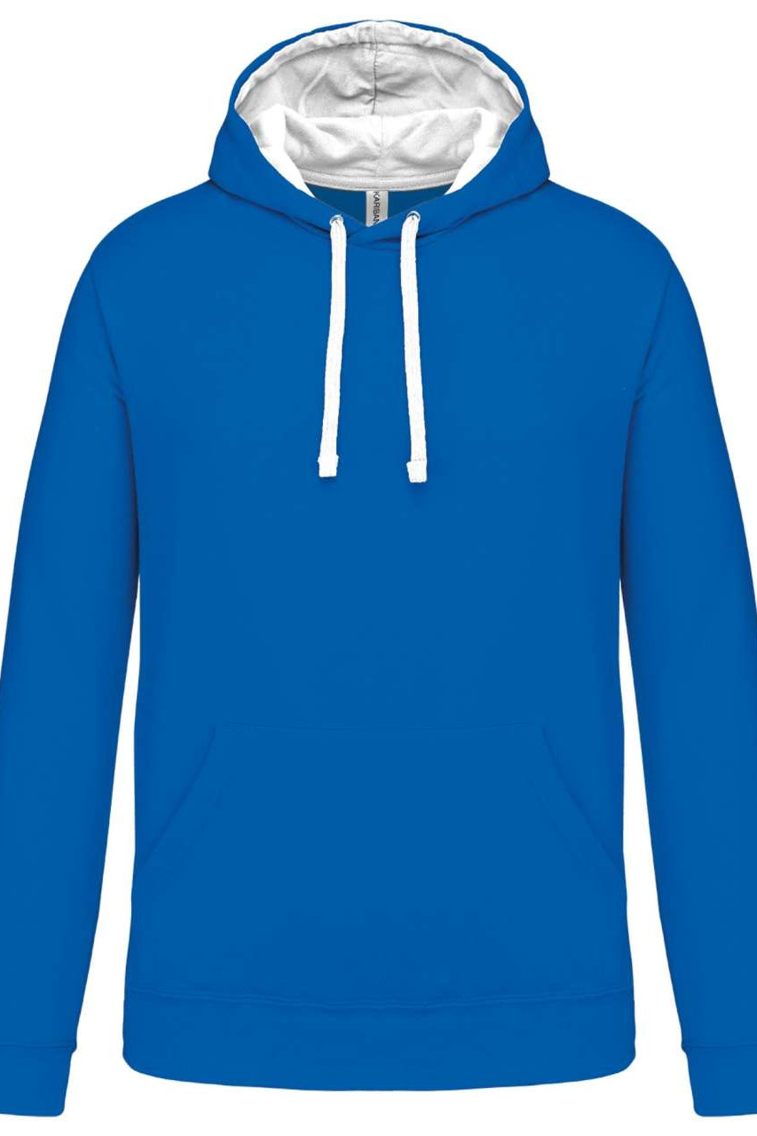 MEN'S CONTRAST HOODED SWEATSHIRT