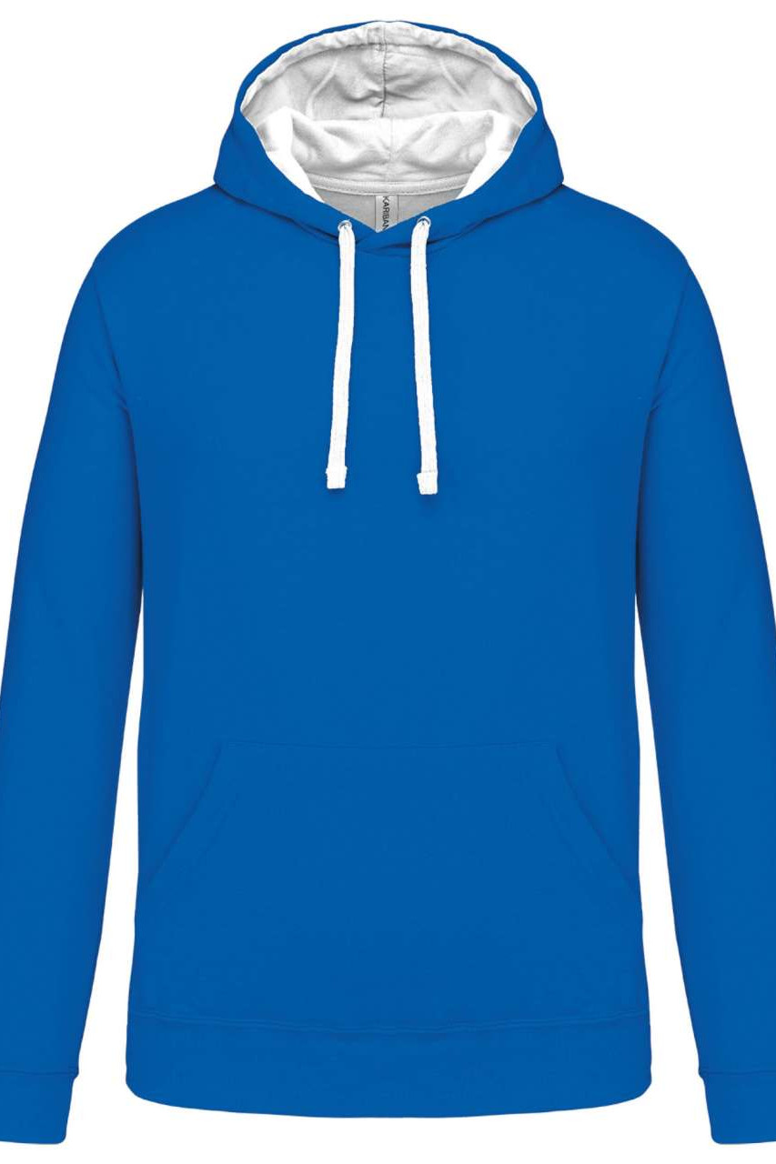 MEN'S CONTRAST HOODED SWEATSHIRT