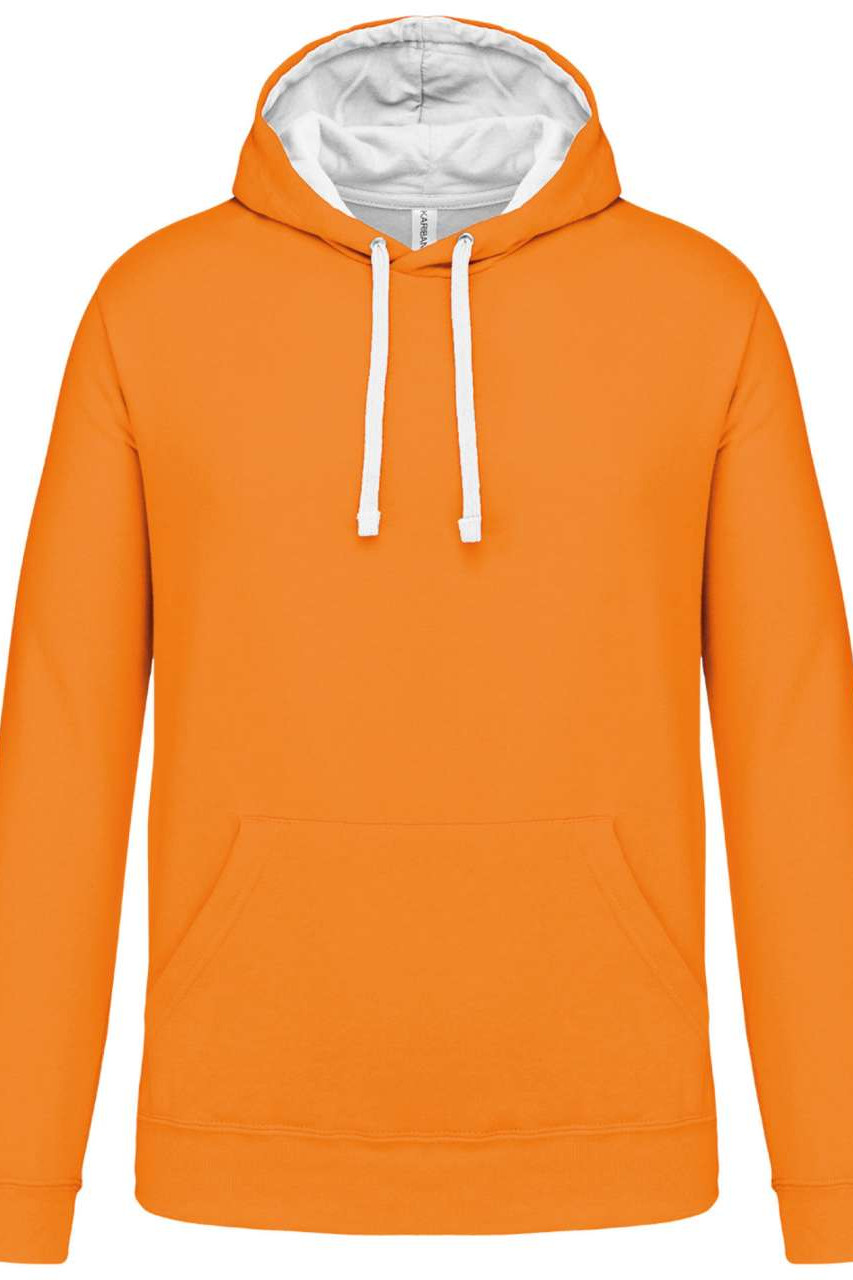MEN'S CONTRAST HOODED SWEATSHIRT