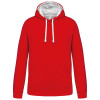 MEN'S CONTRAST HOODED SWEATSHIRT