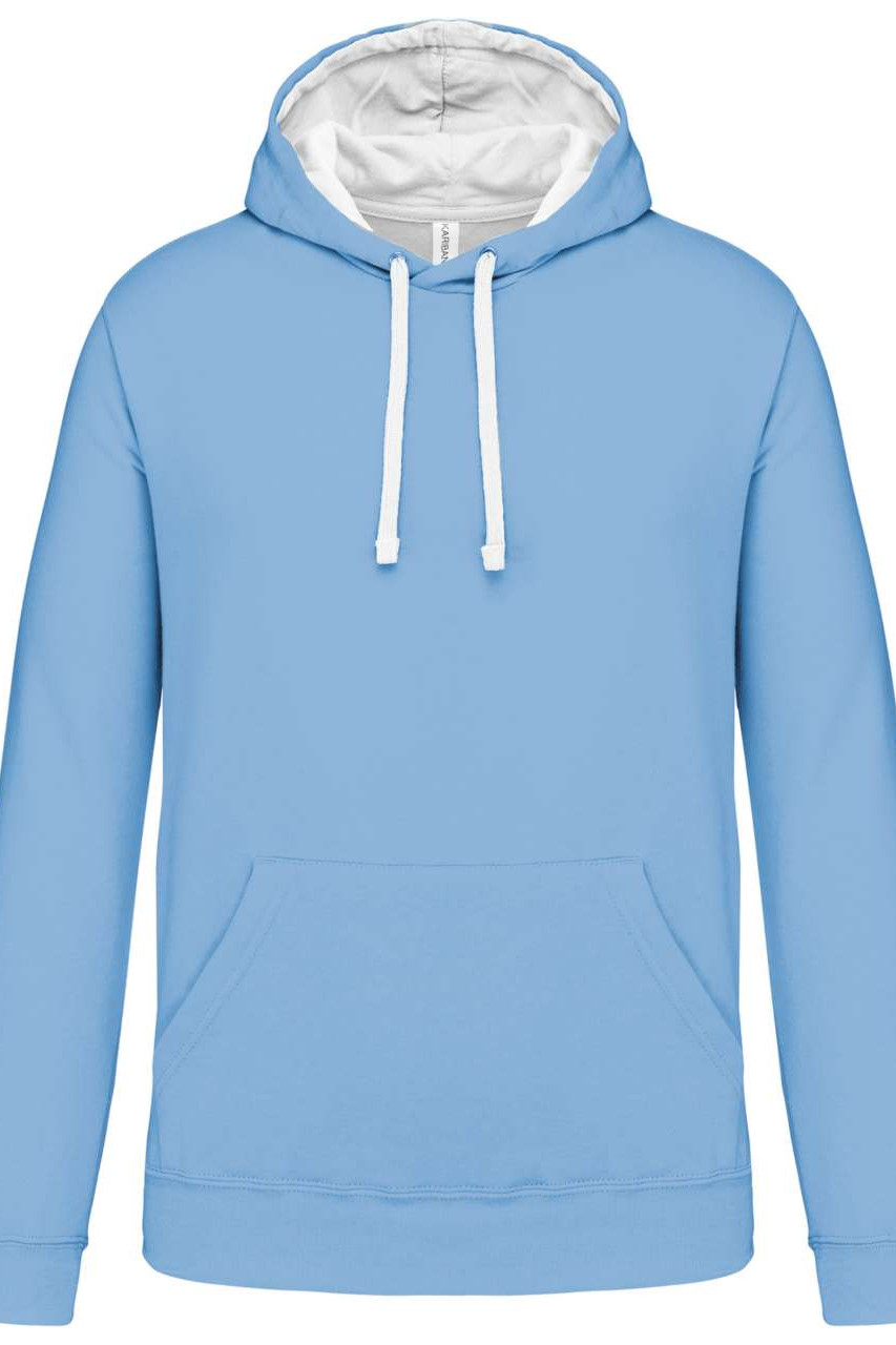 MEN'S CONTRAST HOODED SWEATSHIRT