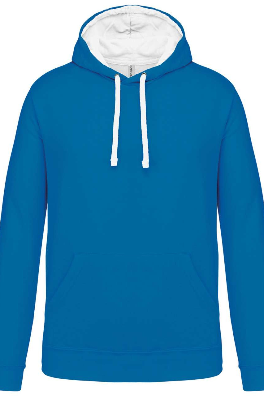 MEN'S CONTRAST HOODED SWEATSHIRT
