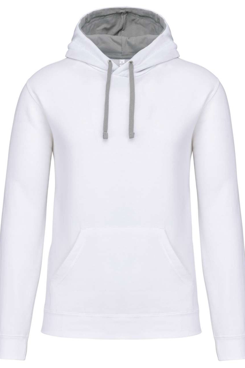 MEN'S CONTRAST HOODED SWEATSHIRT