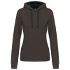 LADIES’ CONTRAST HOODED SWEATSHIRT