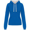 LADIES’ CONTRAST HOODED SWEATSHIRT