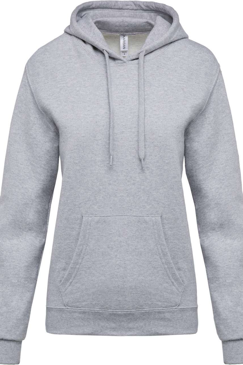 LADIES’ HOODED SWEATSHIRT