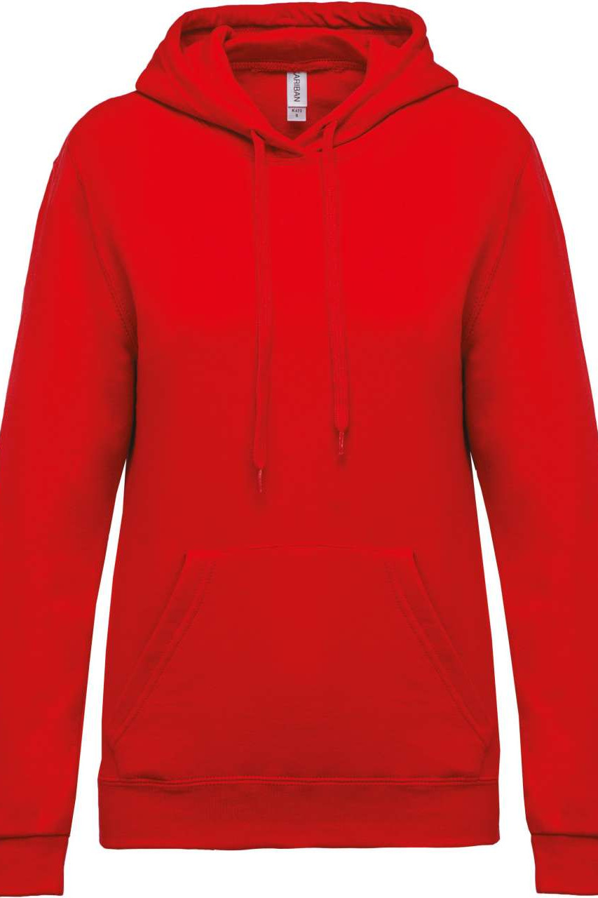 LADIES’ HOODED SWEATSHIRT